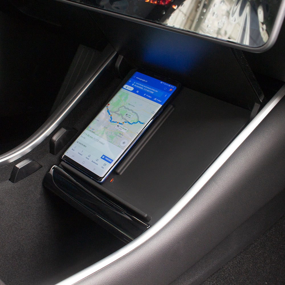 Chargeur sans fil de voiture compatible Tesla