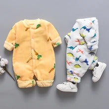 Soft Fleece Rompers!