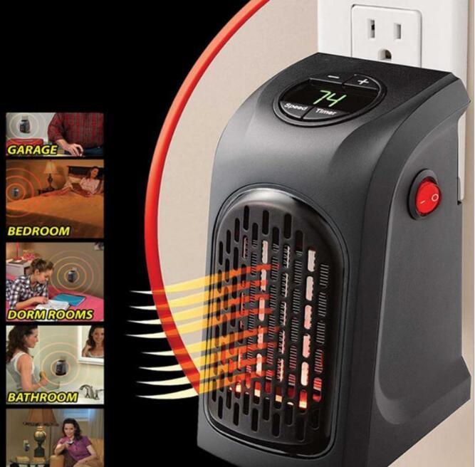 Radiateur mural électrique portable, prêt à l'emploi, avec thermostat réglable pour la maison