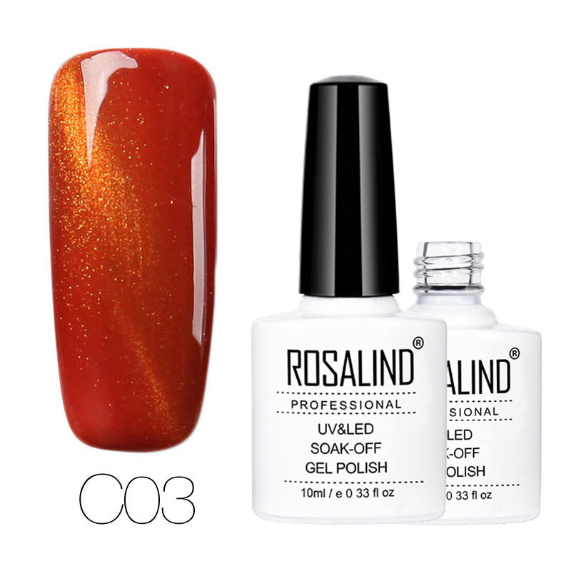 Vernis à ongles gel photothérapie effet œil de chat 30 couleurs