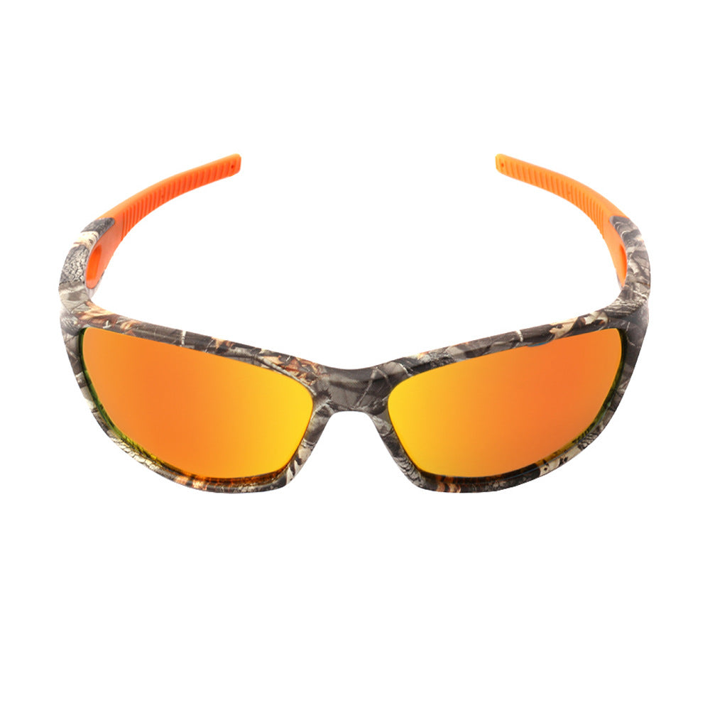 Europe et États-Unis camouflage lunettes de sport équitation pêche lunettes de soleil polarisées film couleur lunettes polarisées