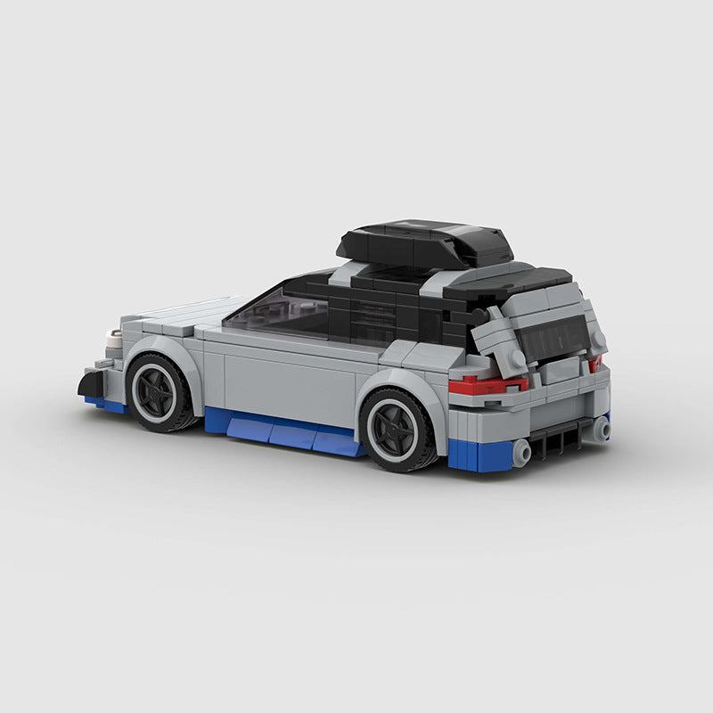 Small Particles Hot Sale Moc City Vehicle Racing Model