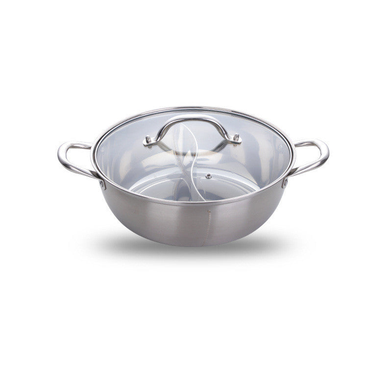 Titanium Plating Stainless Steel Mandarin Duck Hot Pot