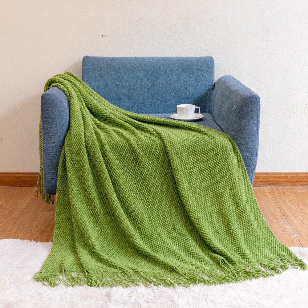 Sofa Cover Cover Blanket Blanket Pineapple Plaid Knitting