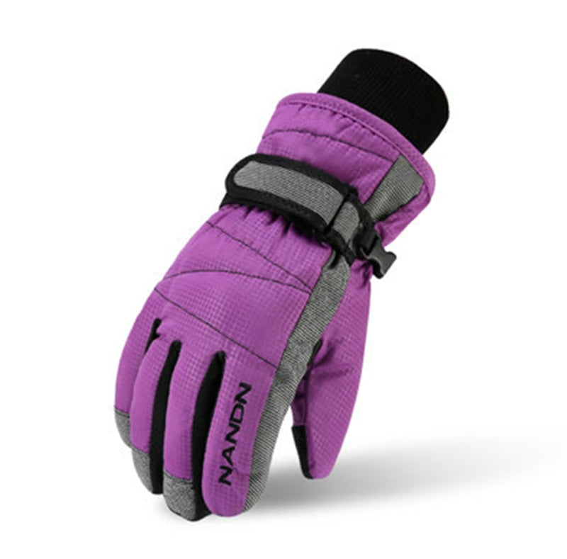 Gloves Winter Skiing Plus Velvet Thick Cotton to Keep Warm
