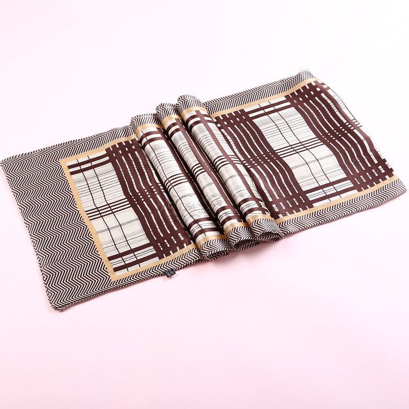 Écharpe en crêpe de soie double face pour homme