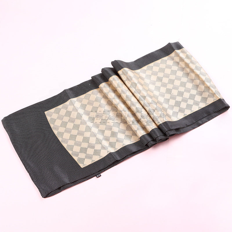 Écharpe en crêpe de soie double face pour homme