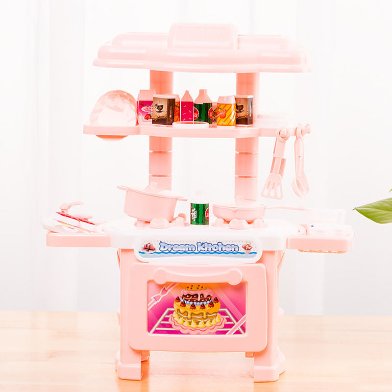 Children's play house tableware kitchen toy set