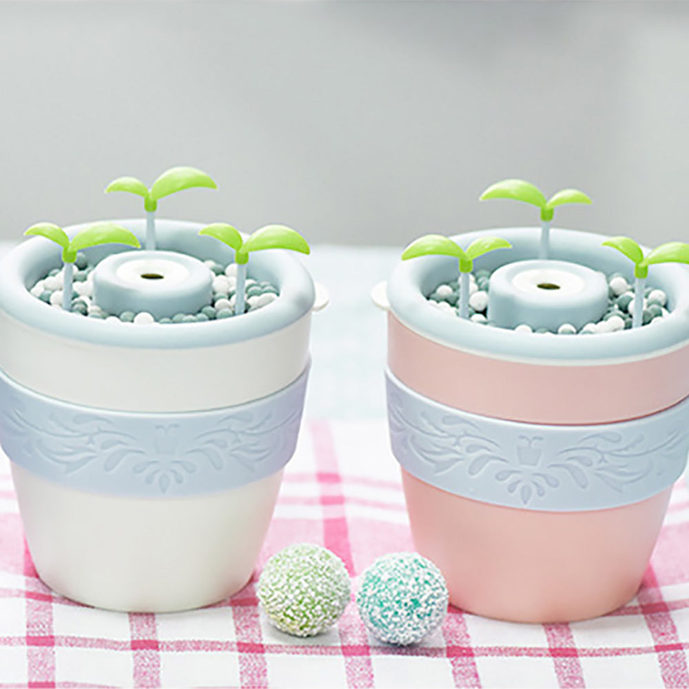 Mini humidificateur d'air diffuseur de parfum USB à ions négatifs en pot
