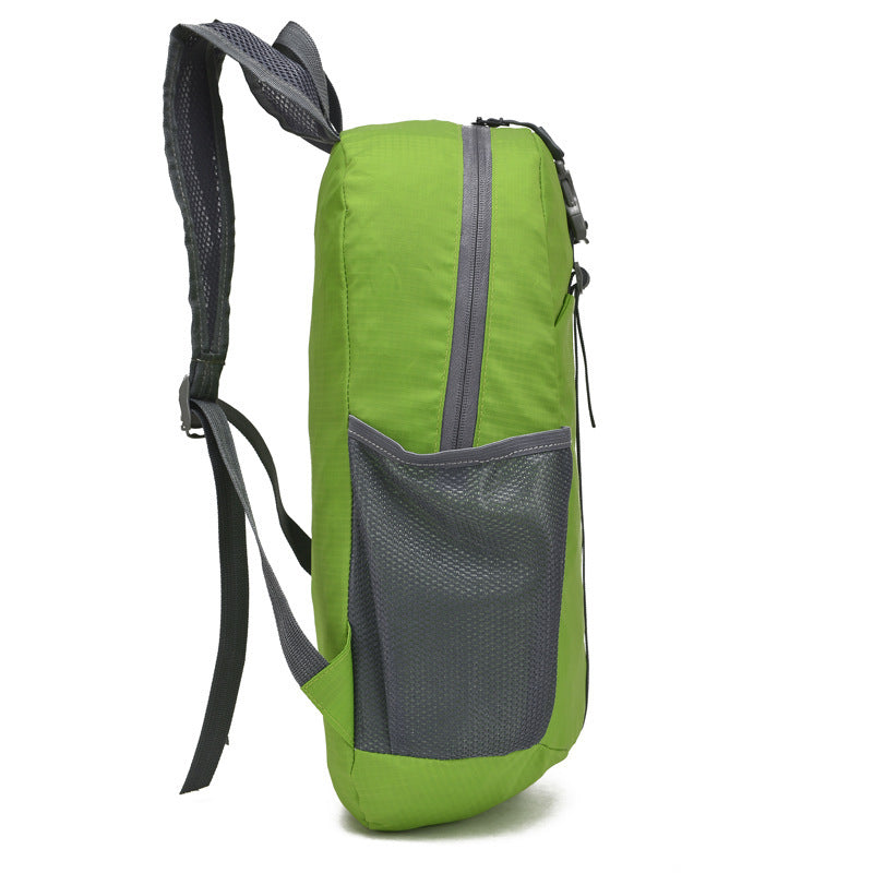 Sac à dos de randonnée pliable en nylon imperméable et léger pour sports de plein air