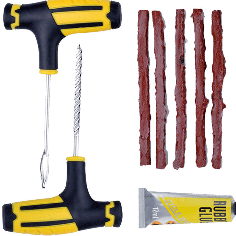 Kit d'outils de réparation d'urgence pour pneus de voiture