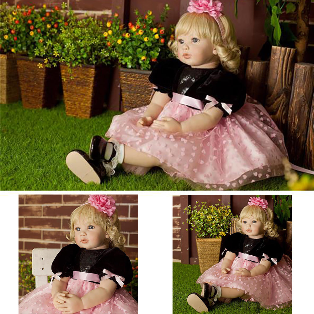 Gift Simulation Cute Princess Long Hair Doll