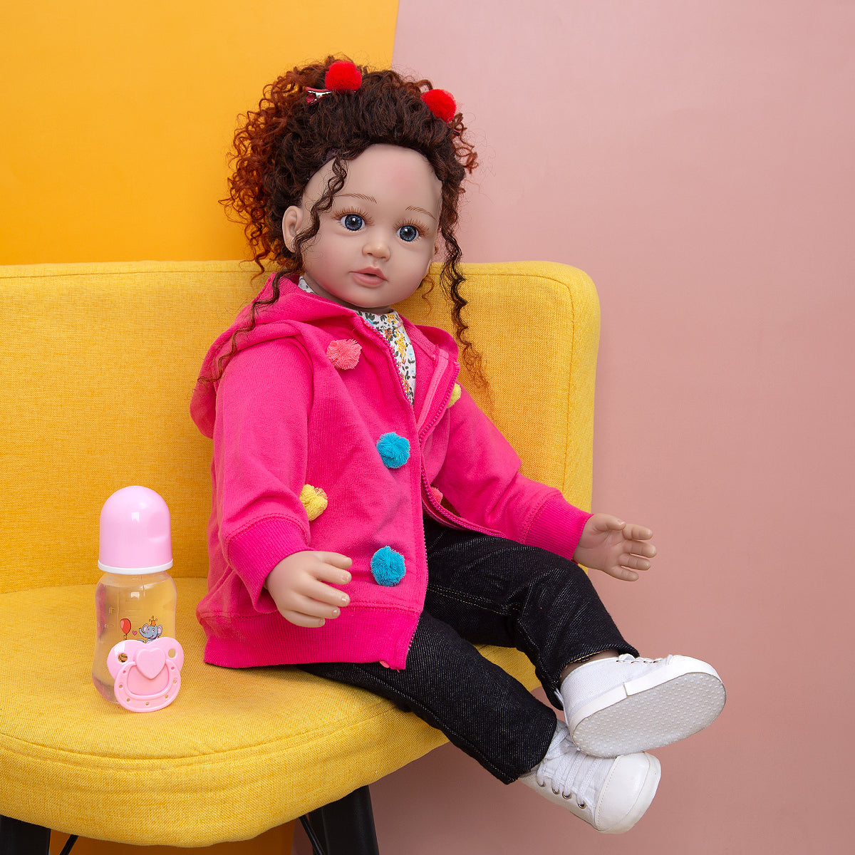Silicone Rebirth Doll Cute 24 Inch Simulation Baby