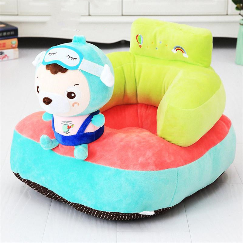 Canapé pour enfants apprendre à s'asseoir sur des jouets en peluche pour bébé