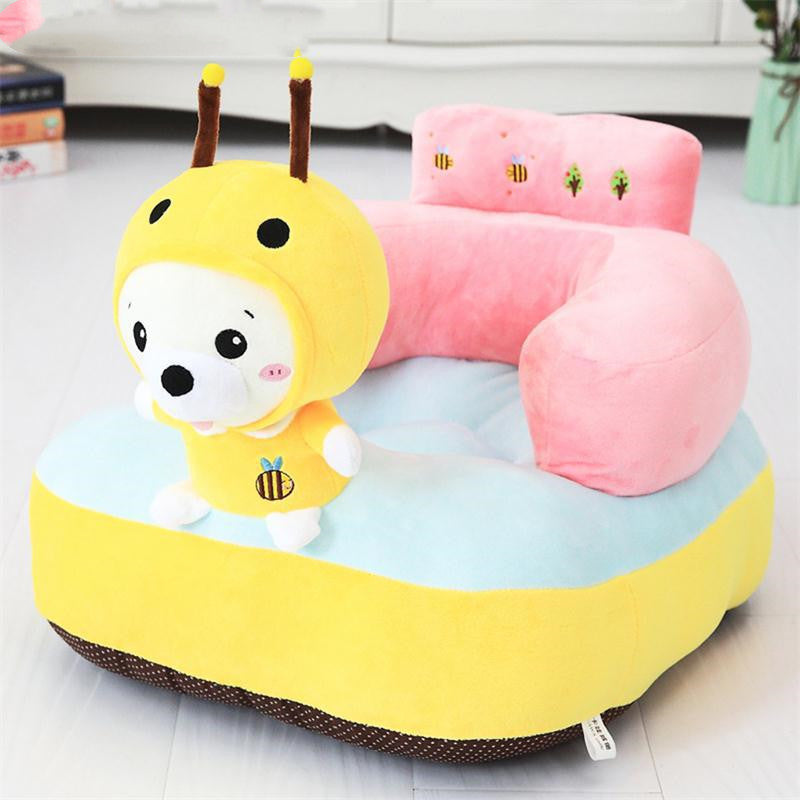Canapé pour enfants apprendre à s'asseoir sur des jouets en peluche pour bébé