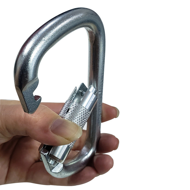 Rock Climbing Mountain Rescue D Type Automatic Steel
