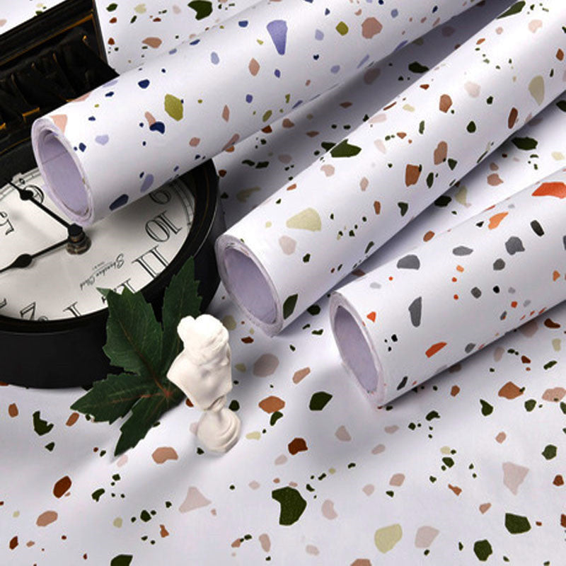 Wallpaper Self-Adhesive Waterproof And Moisture-Proof Milk Tea Shop Kitchen Dormitory
