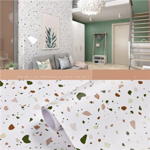 Wallpaper Self-Adhesive Waterproof And Moisture-Proof Milk Tea Shop Kitchen Dormitory