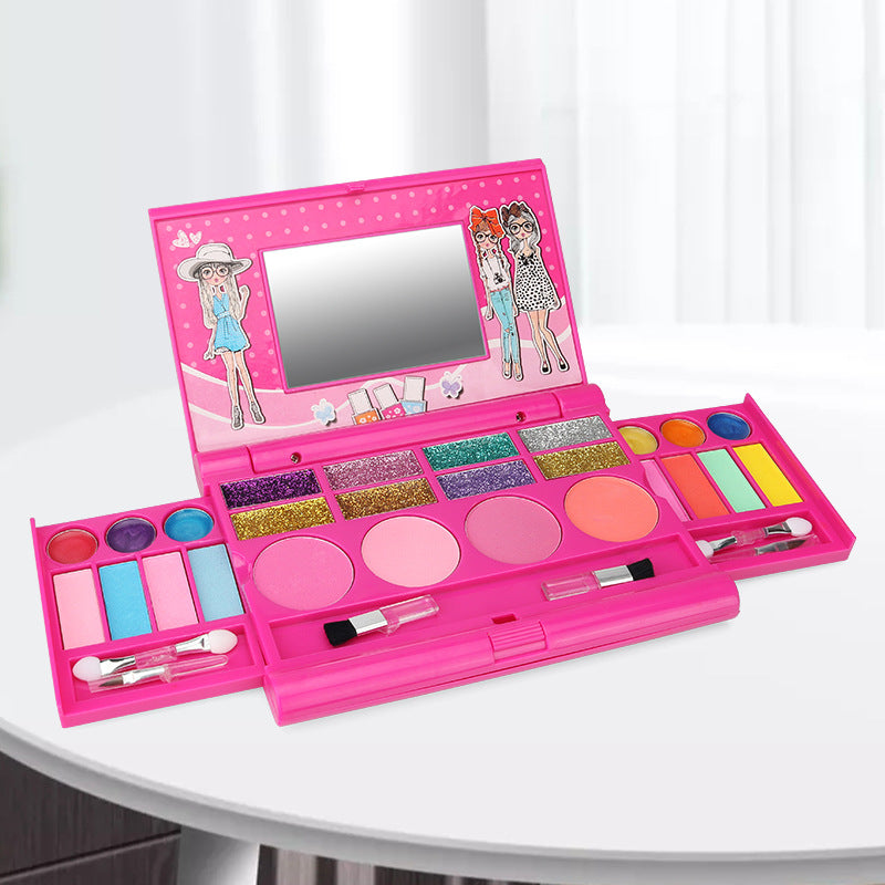 Ensemble de jouets cosmétiques pour enfants, kit de maquillage princesse pour fille, maison de jeu de simulation
