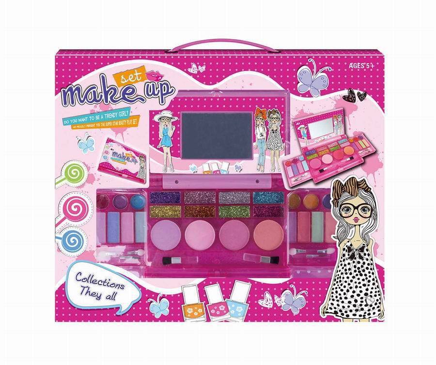 Ensemble de jouets cosmétiques pour enfants, kit de maquillage princesse pour fille, maison de jeu de simulation