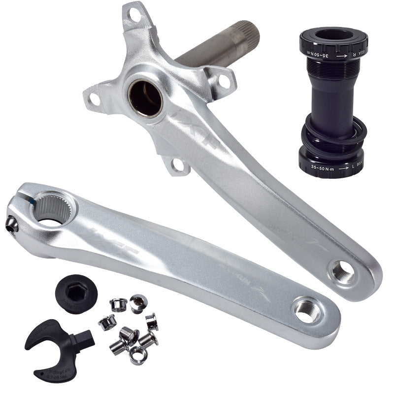 Mountain Bike Hollow Integrated Aluminum Alloy Crank