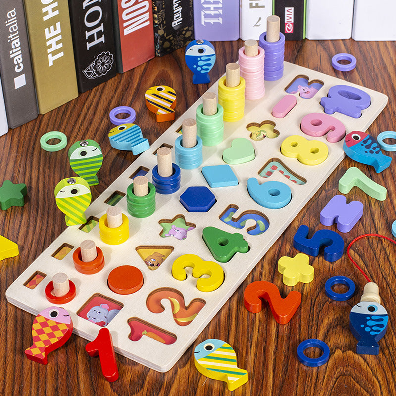 Jouets éducatifs de pêche magnétique pour enfants