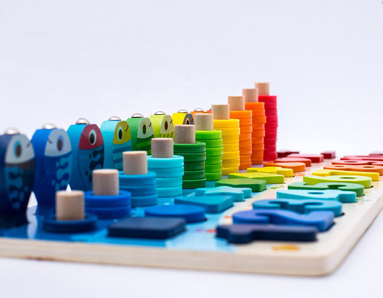 Jouets éducatifs de pêche magnétique pour enfants