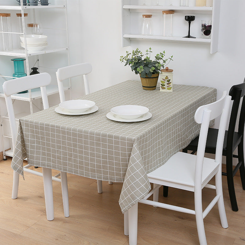 Nappe rectangulaire imperméable pour table basse de restaurant