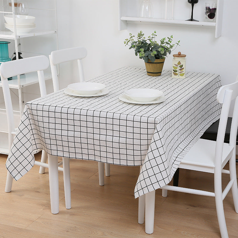 Nappe rectangulaire imperméable pour table basse de restaurant