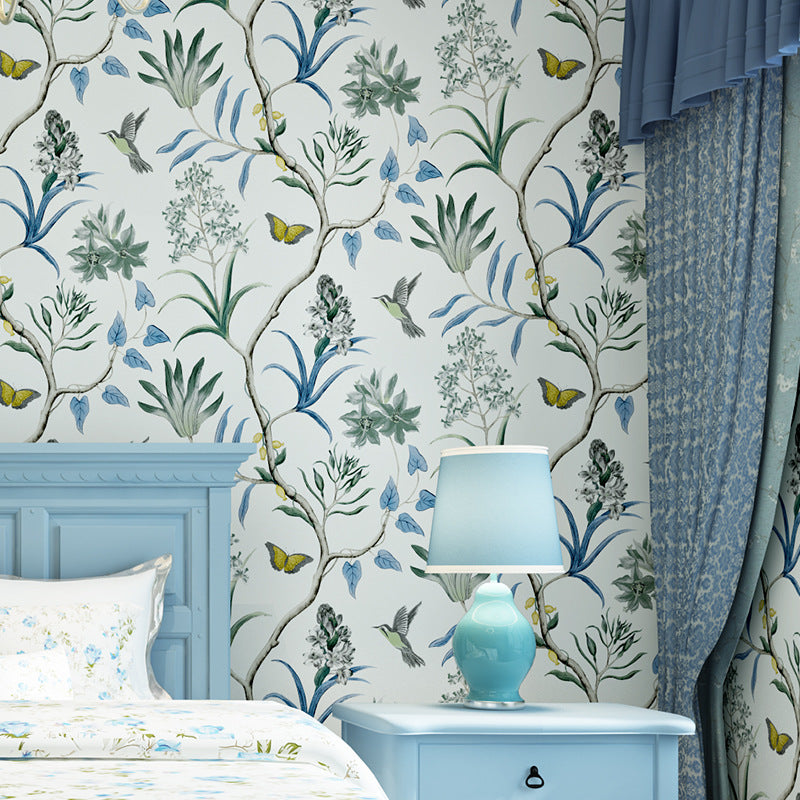 Retro American Country Wallpaper Fresh 3D Three-dimensional Non-woven Wallpaperer