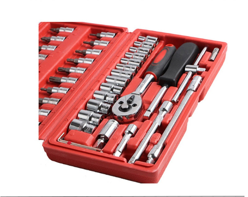 46-piece Socket Wrench Set Repair Car Ratchet Wrench