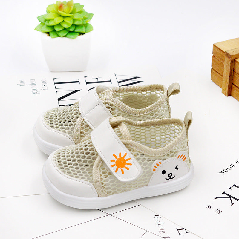 Toddler Shoes Baby Net Shoes Breathable Soft Bottom Non-Slip Sandals