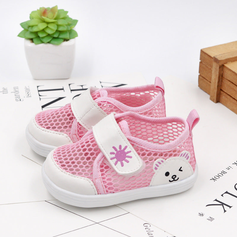 Toddler Shoes Baby Net Shoes Breathable Soft Bottom Non-Slip Sandals