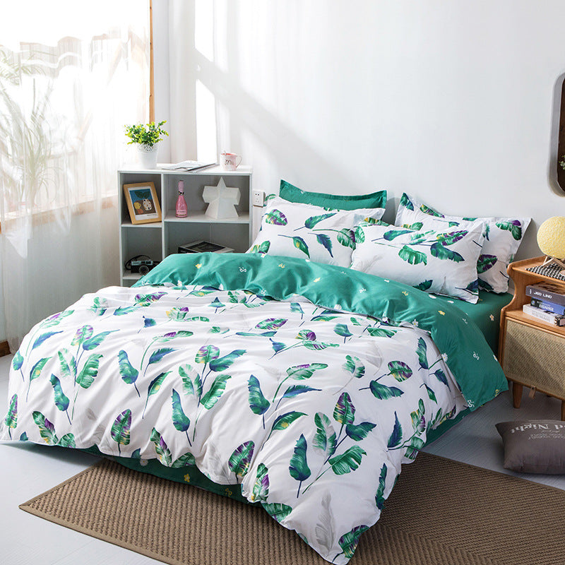 Aloe Cotton Simple Style Fashion Bedding Four-piece Set
