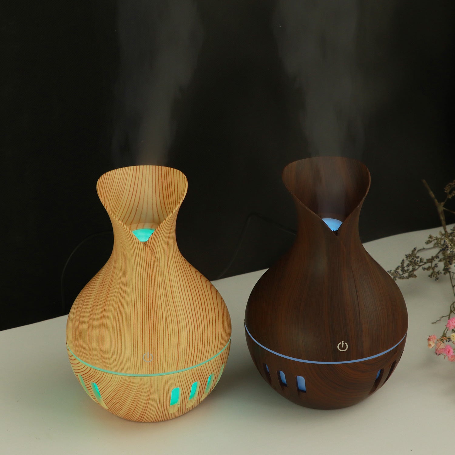 Mini humidificateur USB coloré creux