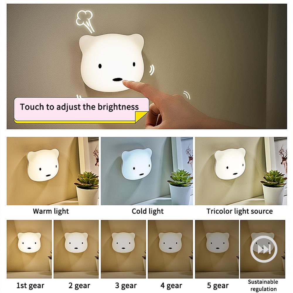 Magnetic Rechargeable Night Light For Bedroom