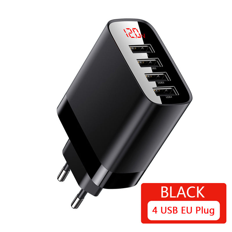 Mirror Lake Digital Display 4U Travel Charger