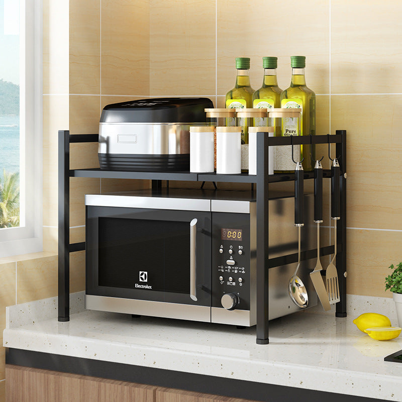 Multifunctional Rack For Kitchen Retractable Microwave Oven Rack