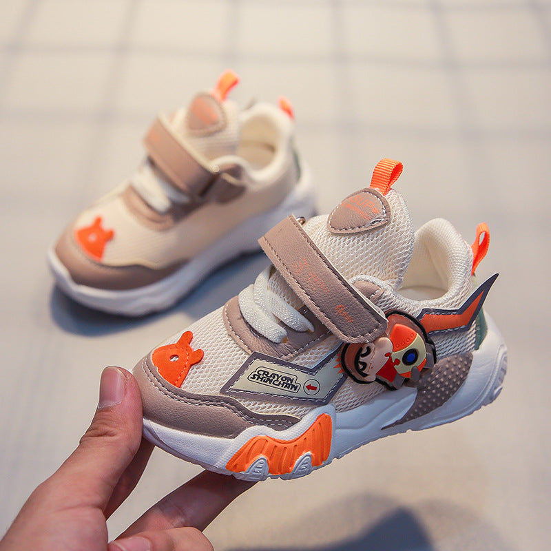 Children's Sports Soft-soled Breathable Net Shoes