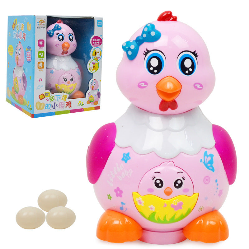 Little Hen Who Can Lay Eggs Electric Toys Light And Music Electric Laying Hens