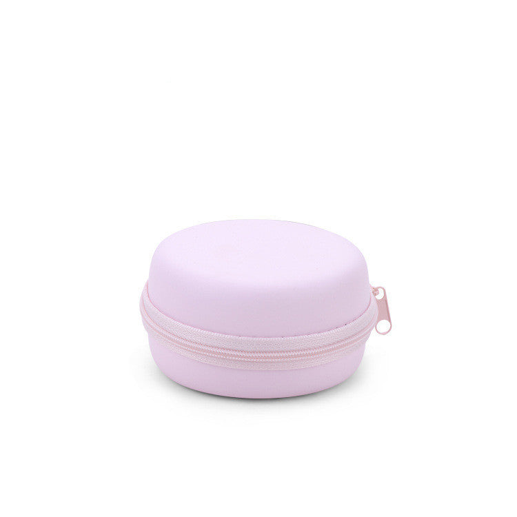 Macaron Ring Earrings Jewelry Storage Box Bag