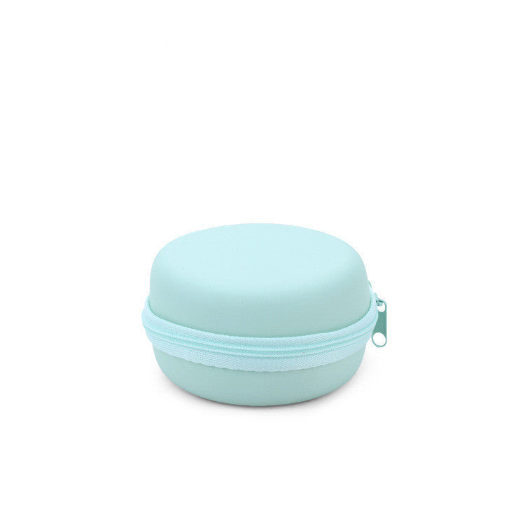 Macaron Ring Earrings Jewelry Storage Box Bag