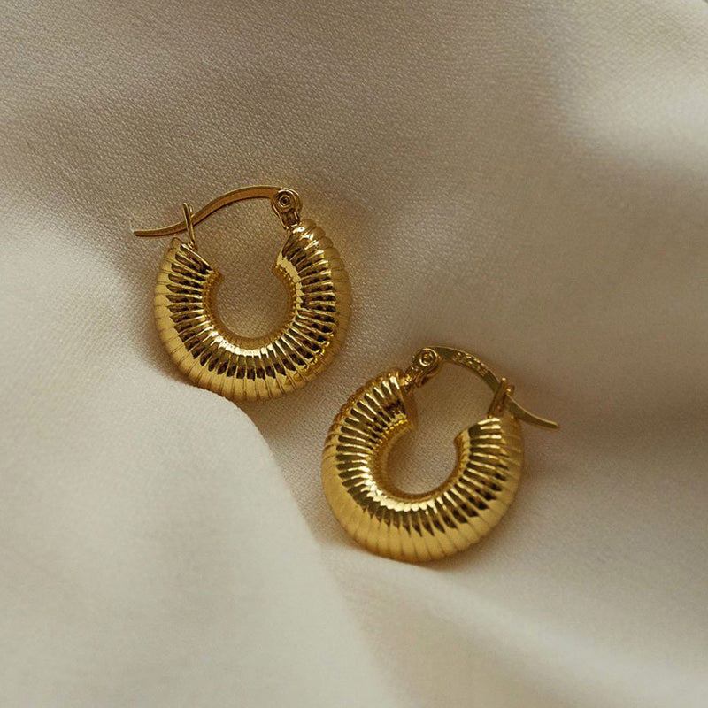 Design Sense Earrings Niche Retro Stainless Steel Earrings