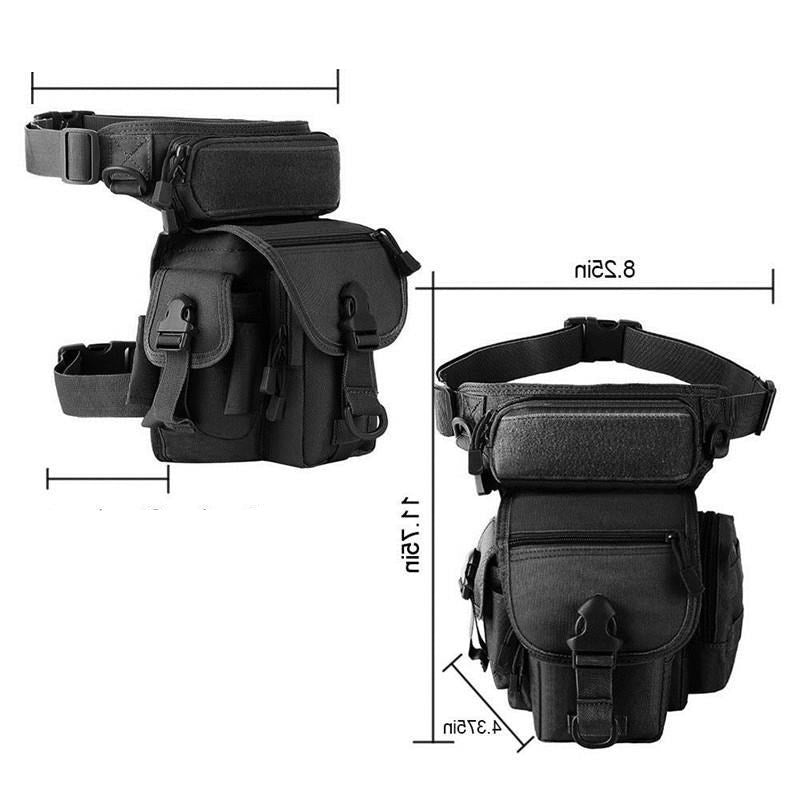 Sac de Cuisse Tactique Outdoor Holster Jambe Sacoche de Ceinture Multifonction