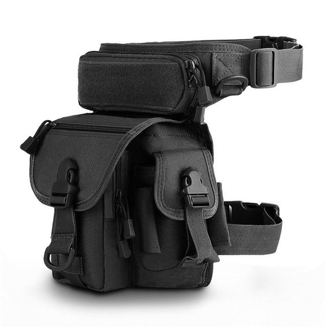 Sac de Cuisse Tactique Outdoor Holster Jambe Sacoche de Ceinture Multifonction