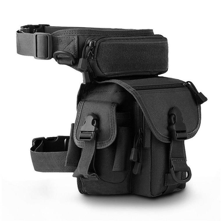 Sac de Cuisse Tactique Outdoor Holster Jambe Sacoche de Ceinture Multifonction