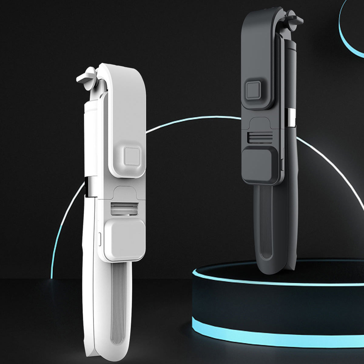 Compatible with Apple, Selfie Stick With Supplementary Light Three-Tone Light Horizontal And Vertical Shot Tripod