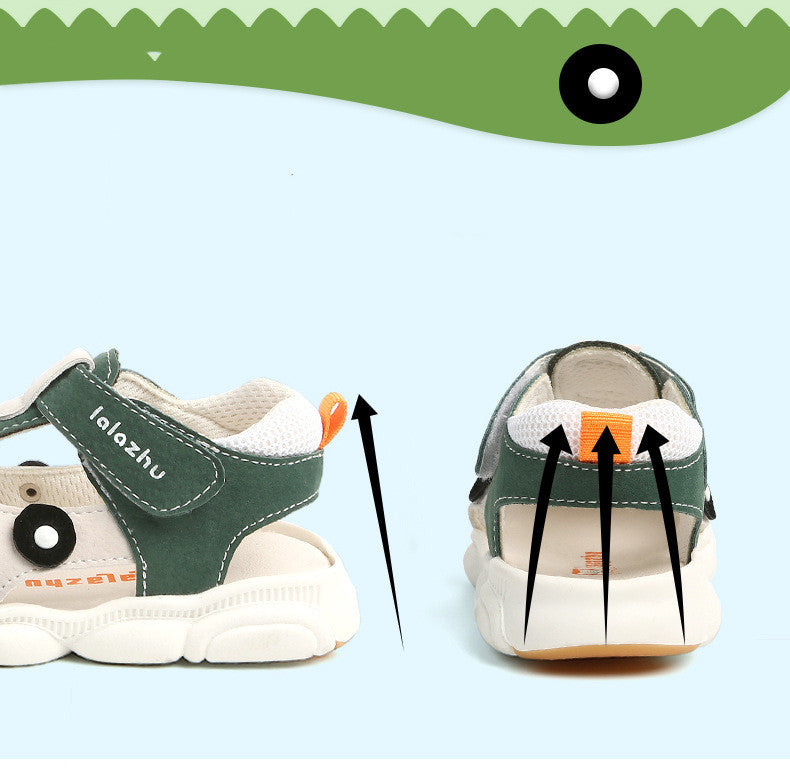 Chaussures pour tout-petits Lala Pig Summer à semelle souple pour garçons et enfants Chaussures fonctionnelles pour bébé