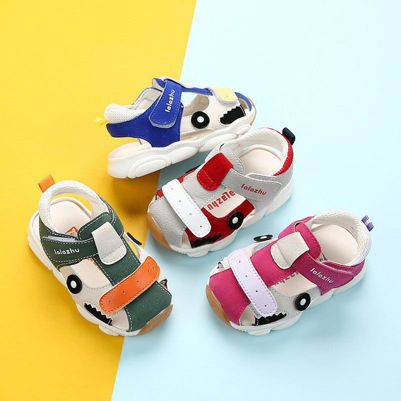 Chaussures pour tout-petits Lala Pig Summer à semelle souple pour garçons et enfants Chaussures fonctionnelles pour bébé