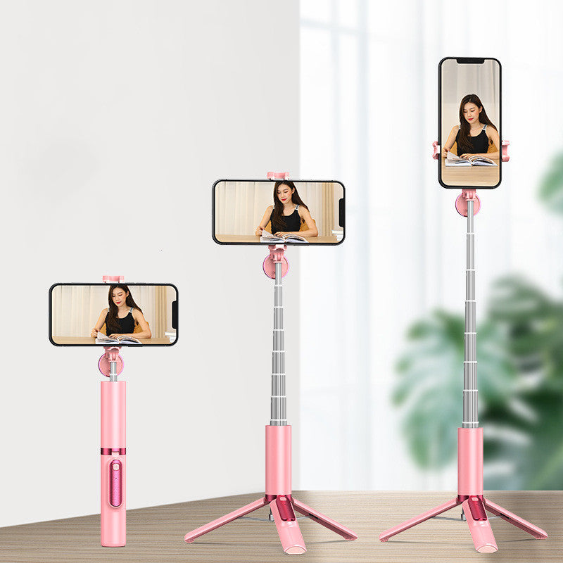 Compatible with Apple, Bluetooth Aluminum Alloy Tripod Integrated Selfie Stick